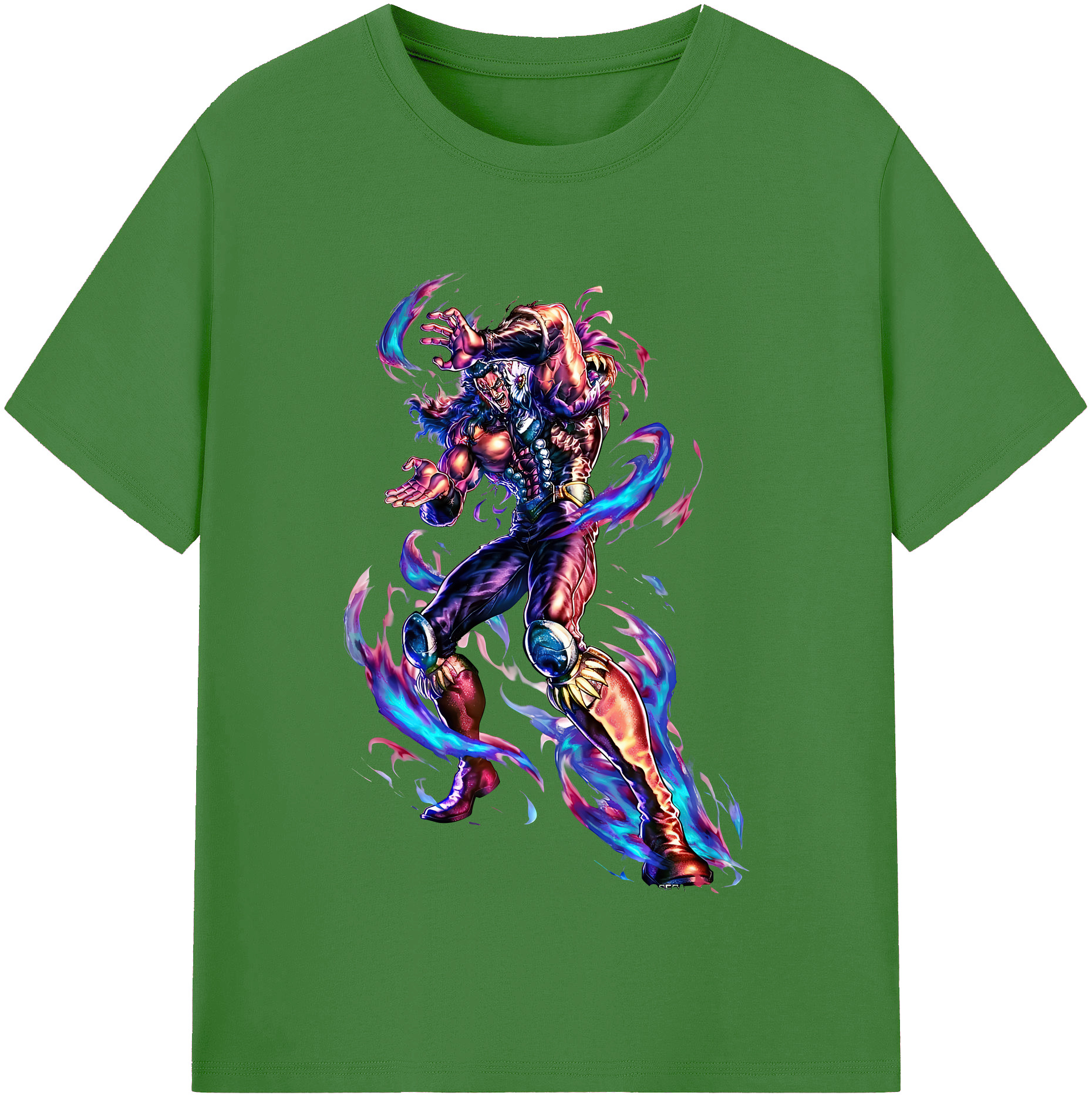 （画像用） 北斗の拳 Fist of the North Star レディースカジュアルプリントTシャツ（綿100％）